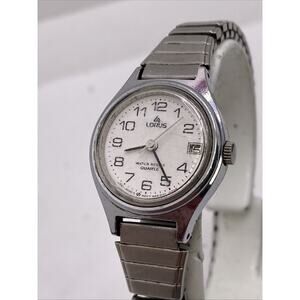 Lorus By Seiko Womens Vintage Silver Watch New Battery